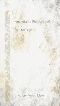 Analytische Philosophie? -  - E-Book