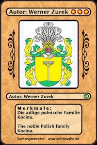 Die adlige polnische Familie Kocina. The noble Polish family Kocina. - Werner Zurek - E-Book