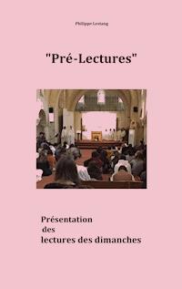 Pré-lectures - Philippe Lestang - E-Book
