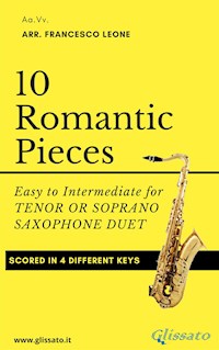 10 Romantic Pieces for Tenor or Soprano Saxophone Duet - Johannes Brahms - E-Book