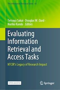 Evaluating Information Retrieval and Access Tasks -  - kostenlos E-Book