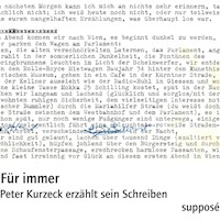 Für immer - Peter Kurzeck - Hörbuch