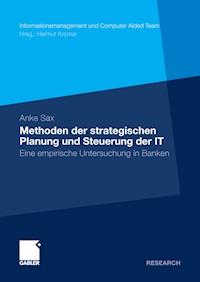 Methoden der strategischen Planung und Steuerung der IT - Anke Sax - E-Book