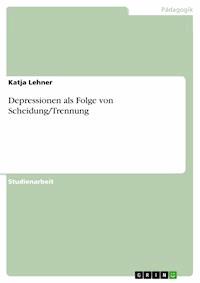 Depressionen als Folge von Scheidung/Trennung - Katja Lehner - E-Book