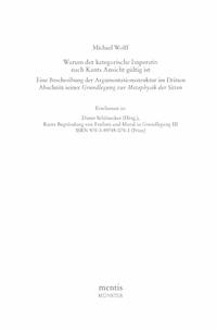 Warum der Kategorische Imperativ nach Kants Ansicht gültig ist - Michael Wolff - E-Book