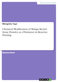 Chemical Modification of Mango Kernel Stone Powder as a Thickener in Reactive Printing - Mengistu Taye - E-Book
