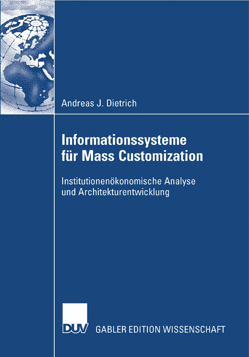 Informationssysteme für Mass Customization - Andreas J. Dietrich - E-Book