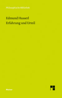 Erfahrung und Urteil - Husserl Edmund - E-Book