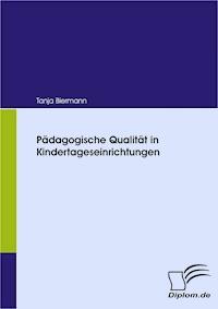 Pädagogische Qualität in Kindertageseinrichtungen - Tanja Biermann - E-Book