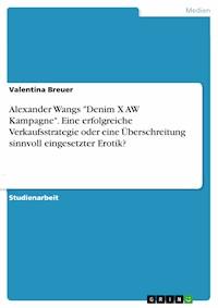 Alexander Wangs "Denim X AW Kampagne". Eine erfolgreiche Verkaufsstrategie oder eine Überschreitung sinnvoll eingesetzter Erotik? - Valentina Breuer - E-Book