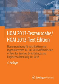 HOAI 2013-Textausgabe/HOAI 2013-Text Edition -  - E-Book