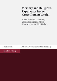Memory and Religious Experience in the Greco-Roman World -  - E-Book