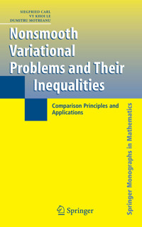 Nonsmooth Variational Problems and Their Inequalities - Siegfried Carl - E-Book