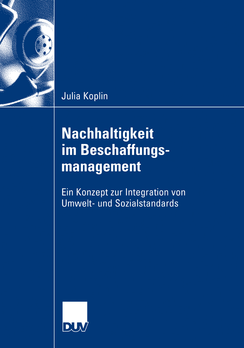 Nachhaltigkeit im Beschaffungsmanagement - Julia Koplin - E-Book