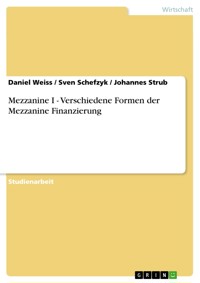 Mezzanine I  -  Verschiedene Formen der Mezzanine Finanzierung - Daniel Weiß - E-Book