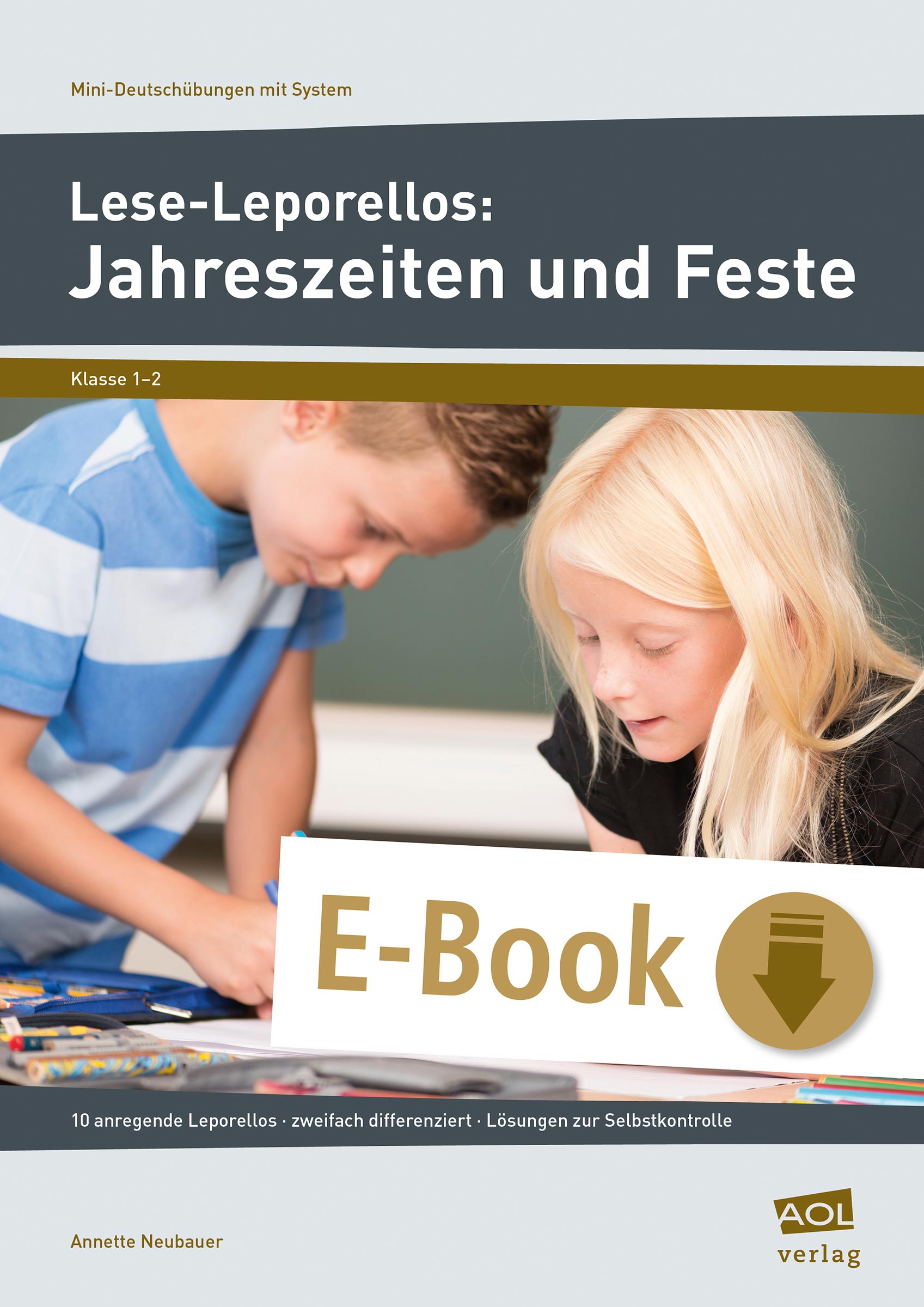 Lese-Leporellos: Jahreszeiten und Feste Kl. 1/2 - Annette Neubauer - E-Book