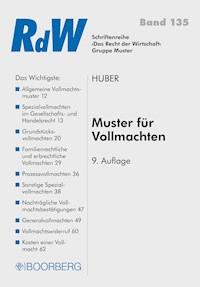 Muster für Vollmachten - Jonas Huber - E-Book