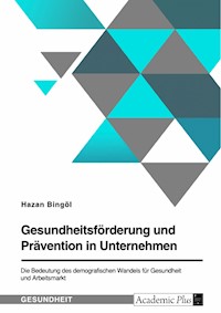 Gesundheitsförderung und Prävention in Unternehmen. Die Bedeutung des demografischen Wandels für Gesundheit und Arbeitsmarkt - Hazan Bingöl - E-Book