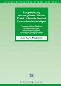 Europäisierung des vergaberechtlichen Primärrechtsschutzes bei Unterschwellenaufträgen - Julia Anna Martlreiter - E-Book
