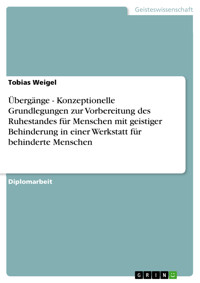 Übergänge - Konzeptionelle Grundlegungen zur Vorbereitung des Ruhestandes für Menschen mit geistiger Behinderung in einer Werkstatt für behinderte Menschen - Tobias Weigel - E-Book