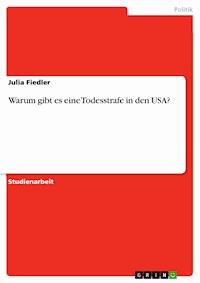 Warum gibt es eine Todesstrafe in den USA? - Julia Fiedler - E-Book