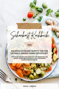 Schonkost Kochbuch: 500 magenschonende Rezepte für eine optimale Magen-Darm-Gesundheit (Köstliche und gesunde Gerichte zur Linderung von Magen-Darm-Beschwerden und zur Förderung deiner Darmgesundheit) - Sanja J. Gibson - E-Book