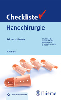 Checkliste Handchirurgie - Reimer Hoffmann - E-Book