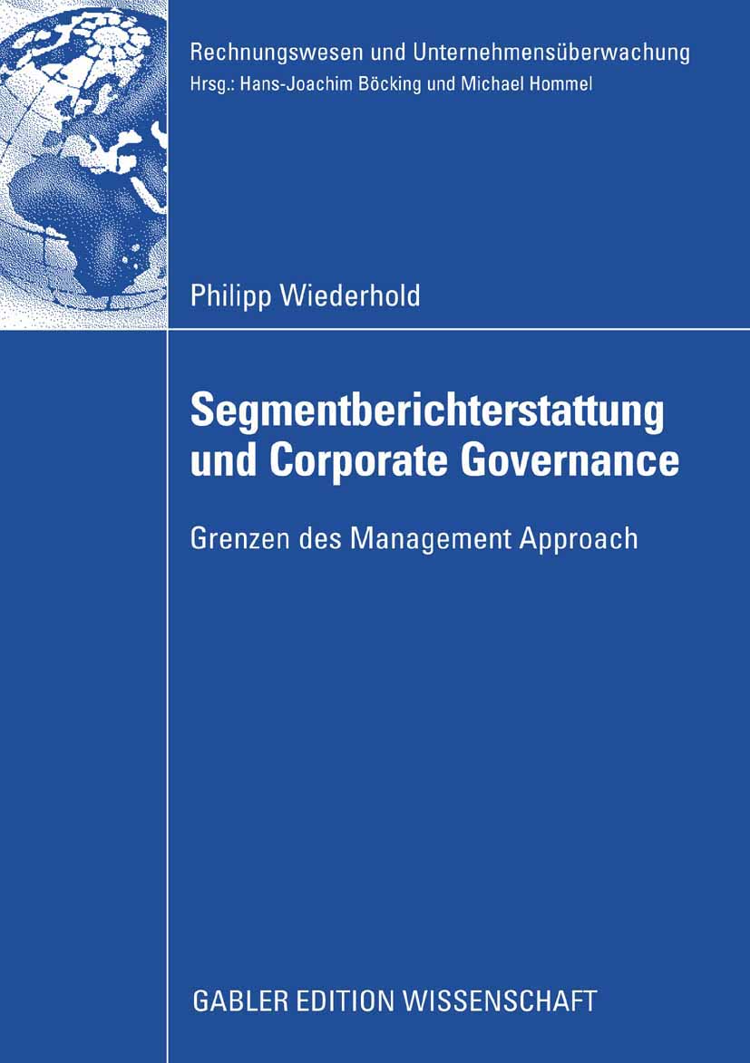 Segmentberichterstattung und Corporate Governance - Philipp Wiederhold - E-Book