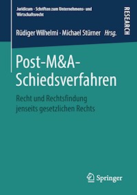 Post-M&A-Schiedsverfahren -  - E-Book
