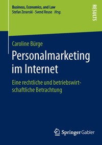Personalmarketing im Internet - Caroline Bürge - E-Book