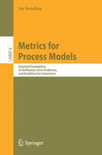 Metrics for Process Models - Jan Mendling - E-Book