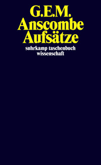 Aufsätze - G. E. M. Anscombe - E-Book
