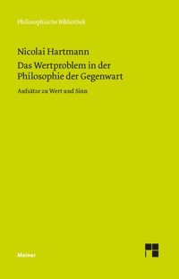 Das Wertproblem in der Philosophie der Gegenwart - Nicolai Hartmann - E-Book