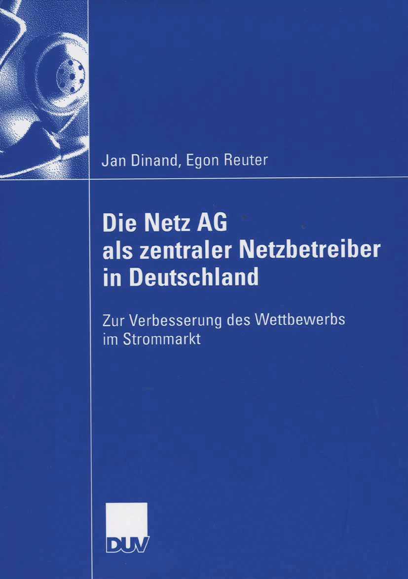 Die Netz AG als zentraler Netzbetreiber in Deutschland - Jan Dinand - E-Book