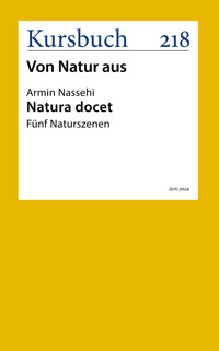 Natura docet - Armin Nassehi - E-Book