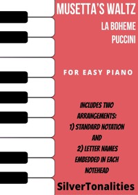 Musetta's Waltz La Boheme Easy Piano Sheet Music Combo - SilverTonalities - E-Book