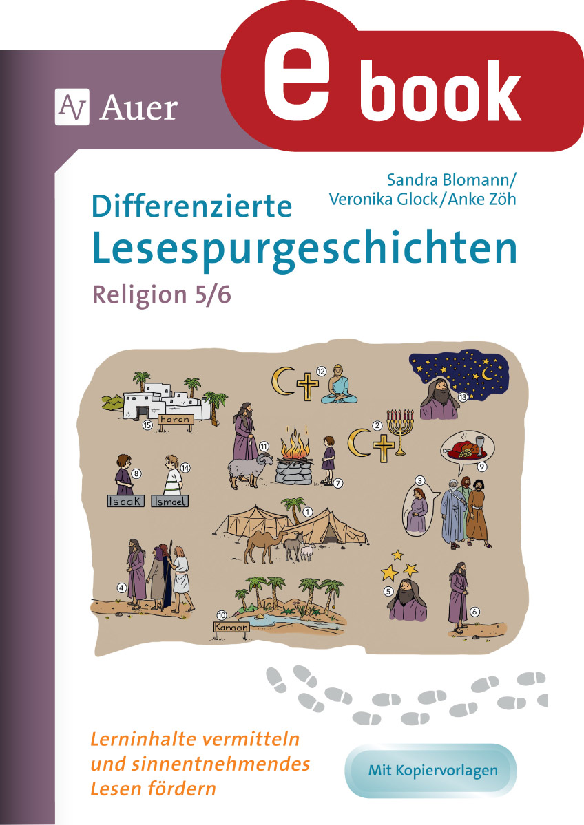 Differenzierte Lesespurgeschichten Religion 5-6 - Sandra Blomann - E-Book