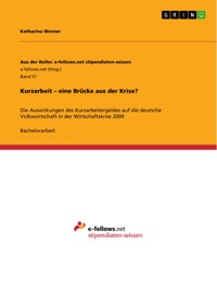 Kurzarbeit – eine Brücke aus der Krise? - Katharina Werner - E-Book