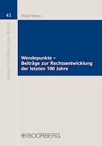 Wendepunkte - Beiträge zur Rechtsentwicklung der letzten 100 Jahre - Walter Pauly - E-Book