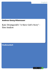 Kate Drumgoold's "A Slave Girl's Story" - Eine Analyse - Andreas Georg Hilzensauer - E-Book