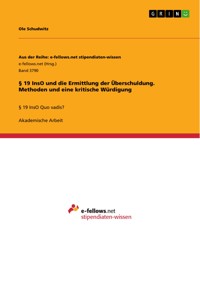§ 19 InsO und die Ermittlung der Überschuldung. Methoden und eine kritische Würdigung - Ole Schudwitz - E-Book