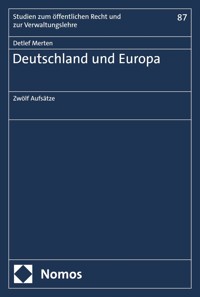 Deutschland und Europa - Detlef Merten - E-Book