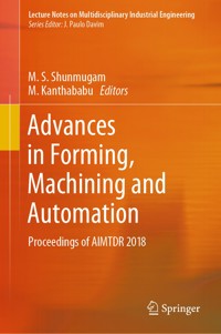 Advances in Forming, Machining and Automation -  - E-Book