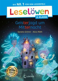 Leselöwen 2. Klasse - Geisterjagd um Mitternacht - Sandra Grimm - E-Book