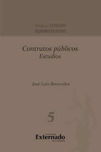 Contratos públicos Estudios - José Luis Benavides - E-Book