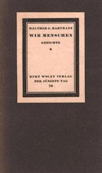 Wir Menschen Gedichte - Hartmann, Walther Georg - kostenlos E-Book