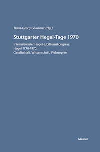 Stuttgarter Hegel-Tage 1970 -  - E-Book