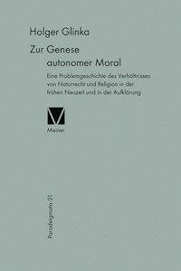 Zur Genese autonomer Moral - Holger Glinka - E-Book