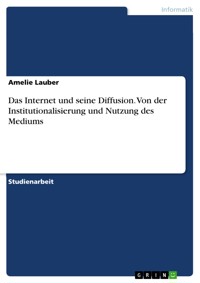 Das Internet und seine Diffusion. Von der Institutionalisierung und Nutzung des Mediums - Amelie Lauber - E-Book