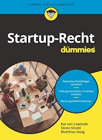 Startup-Recht für Dummies - Kai von Lewinski - E-Book